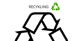 recyklační značka - omalovánky k vytisknutí