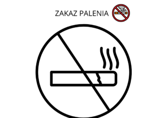 divieto di fumare segno da colorare foglio stampabile