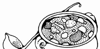 soup broth coloring book to print