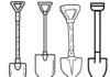 Shovels printable picture