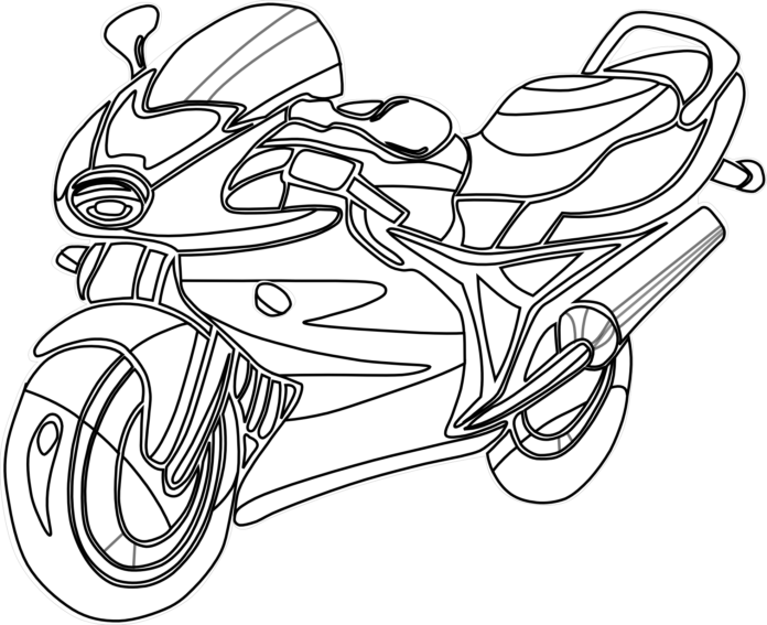 racer for kids coloring book to print