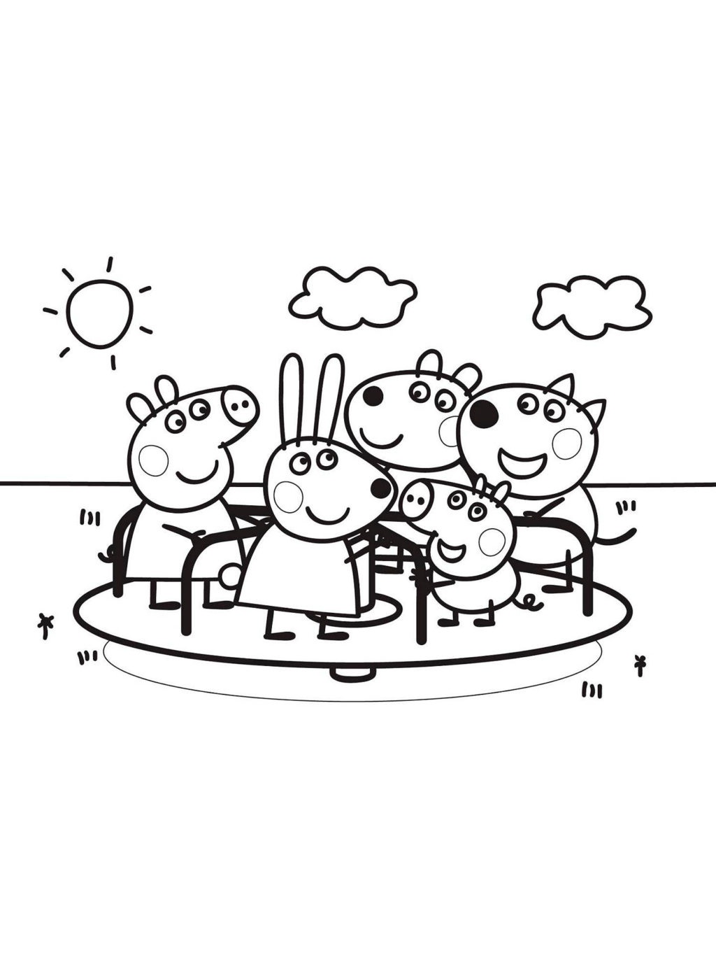 78 Collections Coloring Pages Peppa Pig Online  Latest HD