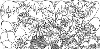 ressort anti-stress pour adultes livre de coloriage à imprimer