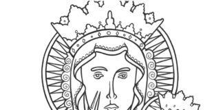 livre de coloriage de la mère de dieu à imprimer