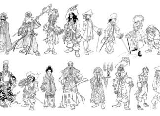 heroes of the pirates of the caribbean coloring book to print