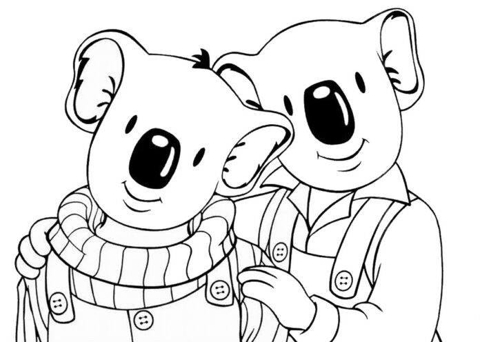 koala brothers coloring book to print