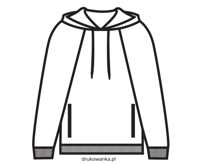 Warm winter sweatshirt coloring book to print and online