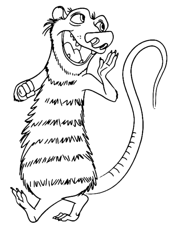 ice age coloring book printable