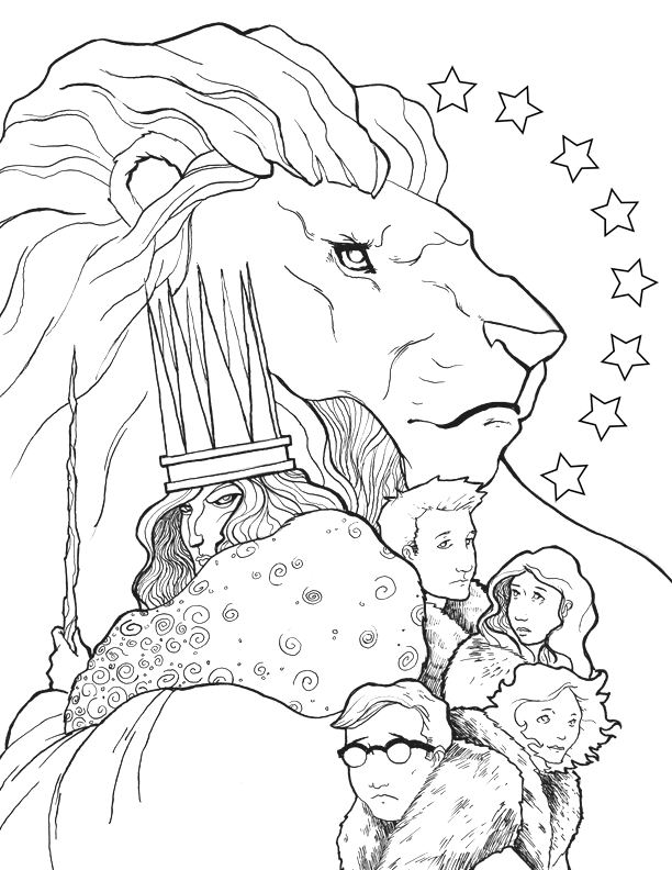 crew from narnia coloring book to print