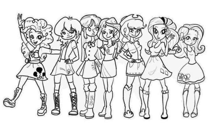 equestria girl friendship games coloring book to print
