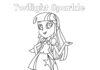 equestria girl twilight sparkle livre de coloriage à imprimer