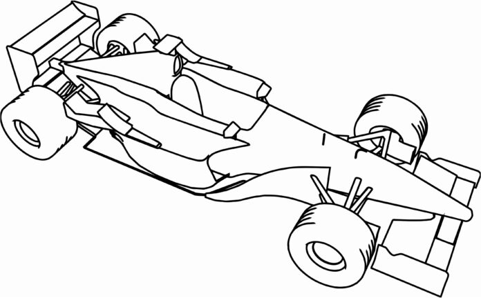formula 1 pit stop coloring book to print