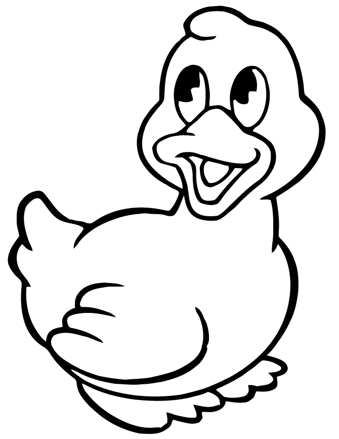 goose from fairy tale for kids coloring book to print