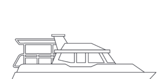 jacht turystyczny kolorowanka do drukowania