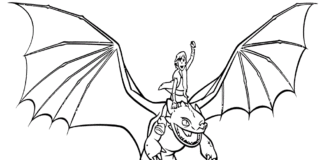 dragon riders coloring book to print