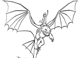 dragon riders coloring book to print