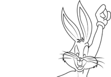 Käfer Kaninchen Malbuch zum Ausdrucken