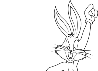 Käfer Kaninchen Malbuch zum Ausdrucken