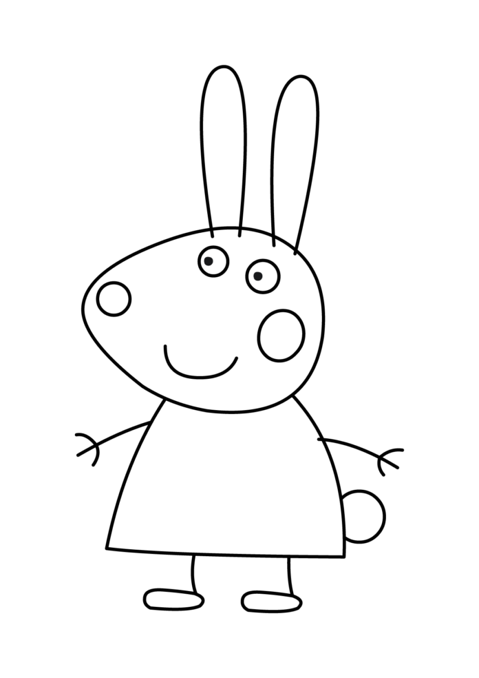 rebeka rabbit coloring book to print