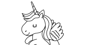 unicorn pony coloring book to print