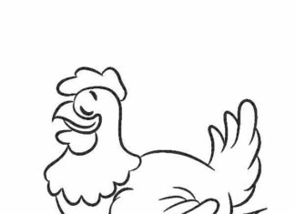 chicken and egg coloring book to print