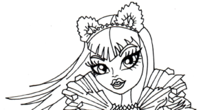 lalka monster high kati kolorowanka do drukowania