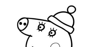 livro para colorir porco mama peppa imprimível