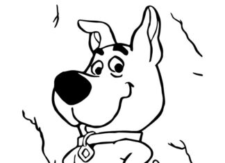 Kleiner Hund Scrappy Doo Malbuch zum Ausdrucken