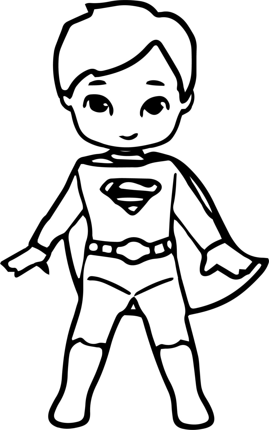 mały superman kolorowanka do drukowania