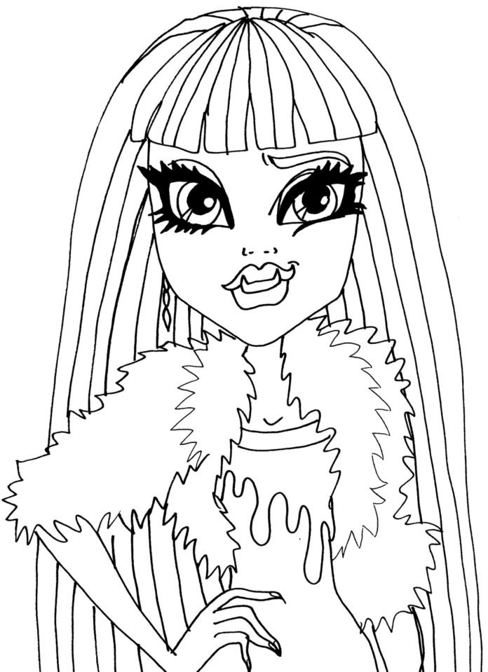 monster high halloween coloring book to print