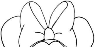 mickey mouse head coloring book to print