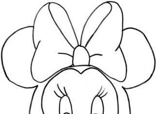 mickey mouse head coloring book to print