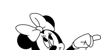 Mickey Mouse habille un arbre de Noël - livre de coloriage à imprimer
