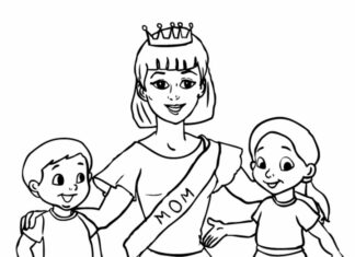 best mom in the world coloring book to print