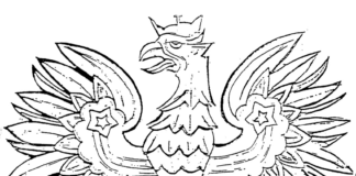 livre de coloriage de l'aigle polonais à imprimer