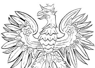 livre de coloriage de l'aigle polonais à imprimer