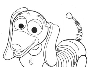 toy story dog coloring book to print