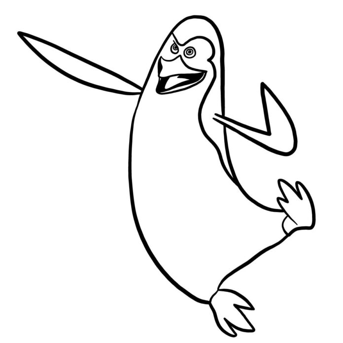 Pinguin Malbuch zum Ausdrucken