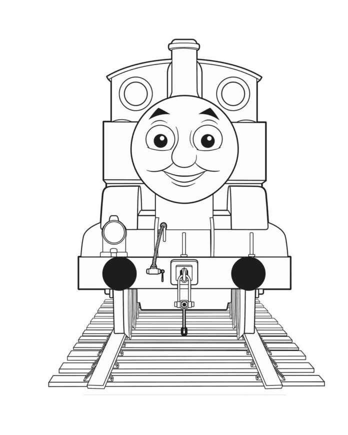 Tom and Friends Train Coloring Book to print and online