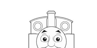 livre de coloriage "tom et les amis du train" à imprimer