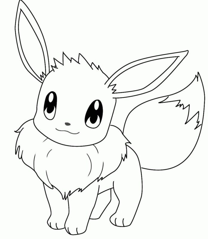 pokemon eevee coloring book to print
