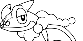 pokemon froakie coloring book to print