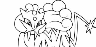 livre de coloriage pokemon raikou à imprimer