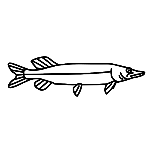 lurking pike coloring book to print