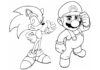 mario und sonic freunde malbuch zum ausdrucken