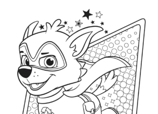 dog patrol mission to complete coloring book to print