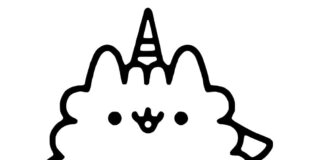 livre de coloriage à imprimer sur la licorne et la fée pusheen