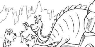 rexio and dinosaurs coloring book to print