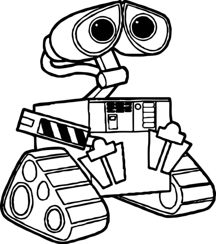 robot for special tasks coloring book to print