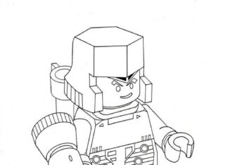 lego transformers robot coloring book to print